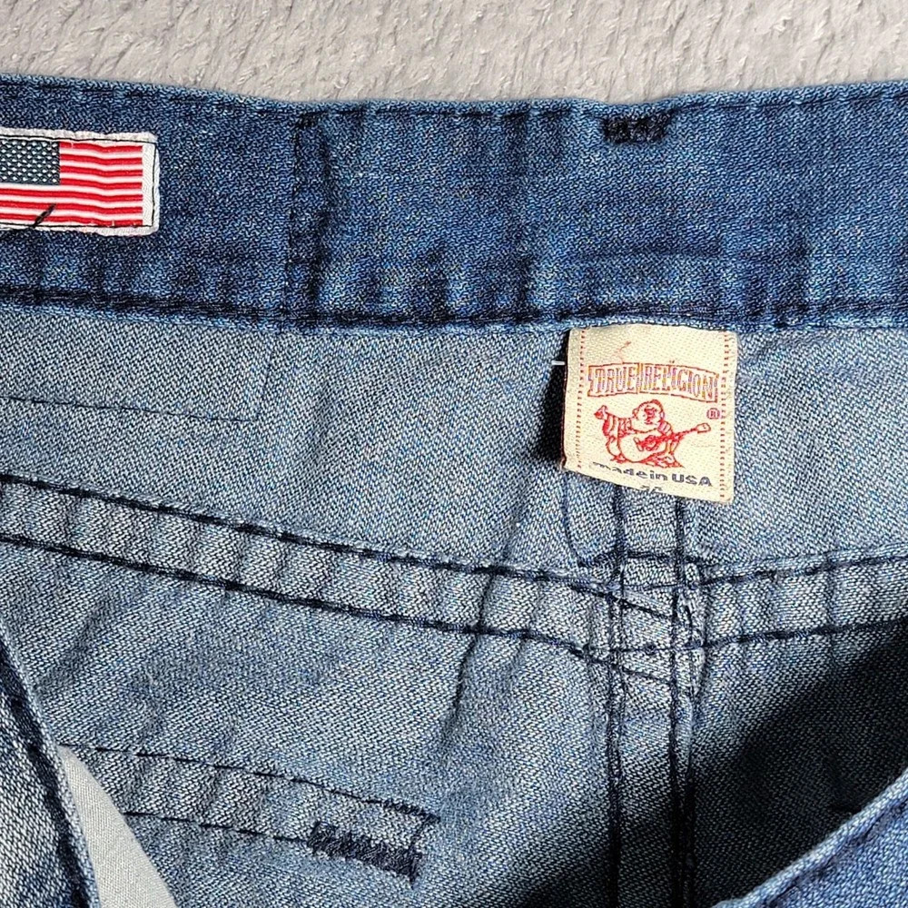 Vintage True Religion Jeans Size 36. CA#30427. Rare Pattern